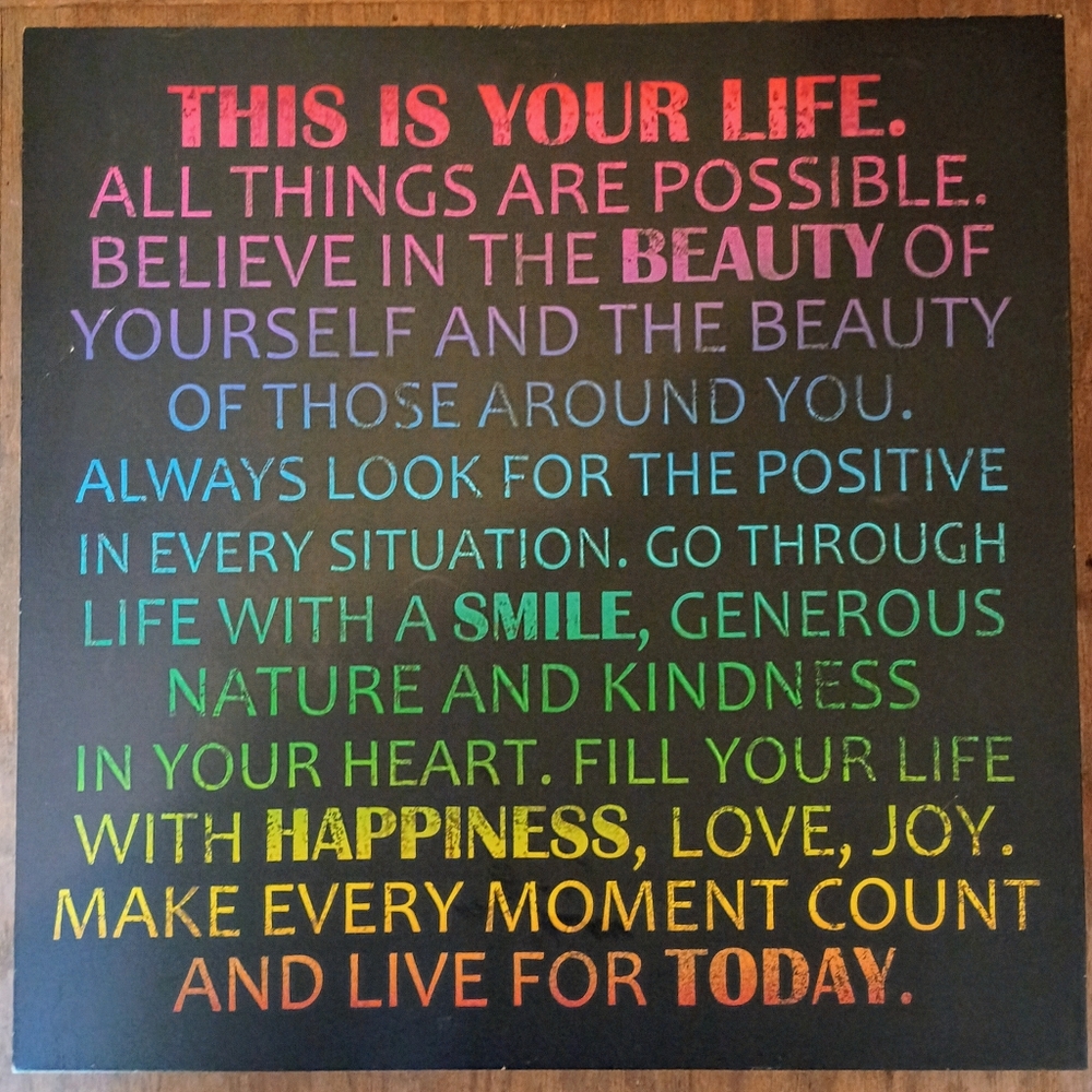 Inspirational Multicolor Wall Art